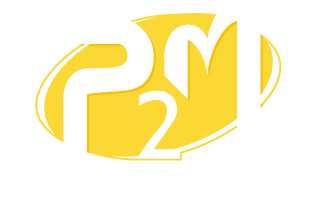 logo P2M – blanc logo P2M - blanc