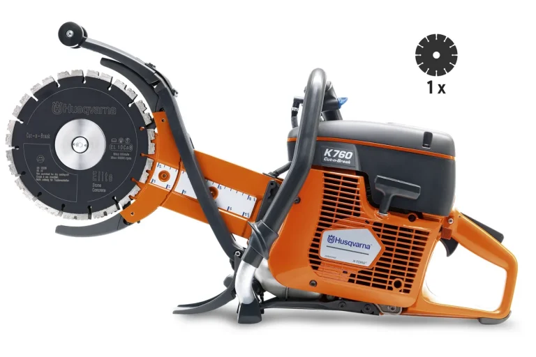 DECOUPEUSE HUSQVARNA K 760 Cut-n-Break  I Découpeuse puissance 3,7 kW, coupe profonde 400 mm I (967 19 57-01) I P2M